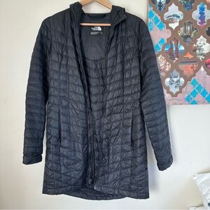 The North Face thermoball long parka